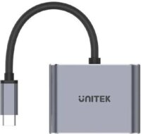 Unitek USB-C apa - HDMI 1.4/VGA anya Adapter