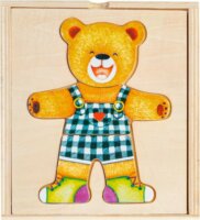 Smily Play Teddy bear boy 18 darabos Baba fa puzzle