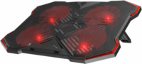 Genesis Oxid 260 17.3" Laptop hűtőpad - Fekete/Piros