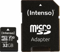 Intenso 32GB MicroSDXC CL10 Memóriakártya + Adapter