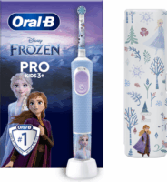 Oral-B Pro Kids Szónikus fogkefe tartóval - Kék/Jégvarázs