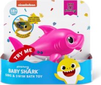 Zuru Toys Robo Alive: Mommy Shark úszó és éneklő cápa - Rózsaszín