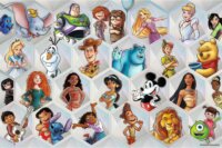 Trefl Disney 100. évforduló Disney hősök - 300 darabos puzzle