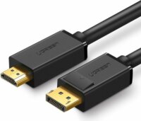 Ugreen 10203 DisplayPort - HDMI Kábel 3m - Fekete