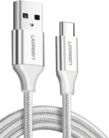 Ugreen US288 USB-A apa - USB-C apa 2.0 Adat és töltőkábel - Fehér (1.5m)