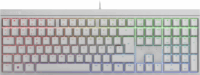 Cherry MX 2.0S (MX Black Switch) Mechanikus Gaming Billentyűzet - Német (Fehér)