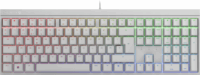 Cherry MX 2.0S (MX Silent Red Switch) Mechanikus Gaming Billentyűzet - Német (Fehér)