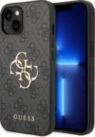 Guess 4G Big Metal Logo Apple iPhone 15 Tok - Fekete