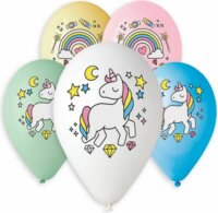 Gemar Ballons Unikornis mintájú lufi csomag (5 darabos)
