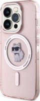 Karl Lagerfeld IML Choupette MagSafe Apple iPhone 15 Pro Max Tok - Rózsaszín