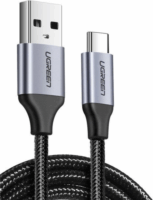 UGREEN 60125B USB-A apa - USB-C Apa 2.0 Adat és töltő kábel - Szürke (0.5m)