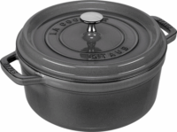 Staub La Cocotte 24cm Sütőedény kerek - Szürke