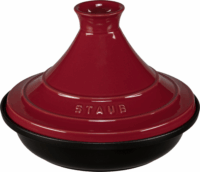 Staub Tajine 28cm Sütőedény kerek - Piros/fekete