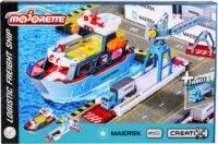 Majorette Creatix kikötő játékszett teherszállító hajóval