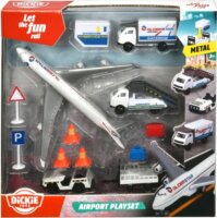 Dickie Toys 13 darabos Repülőtér játékszett