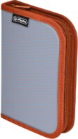 Herlitz 2-klapnis tolltartó - Narancssárga/szürke