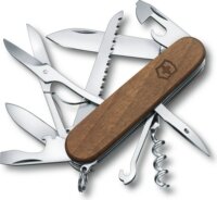 Victorinox 1.3711.63 Huntsman Wood Zsebkés Svájci bicska - Barna