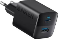 Anker 323 USB-C / USB-A Hálózati Gyorstöltő Adapter 33W - Fekete