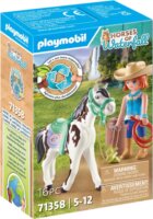 Playmobil 71358 Horses of Waterfall - Ellie & Sawdust western lovasgyakorlatok