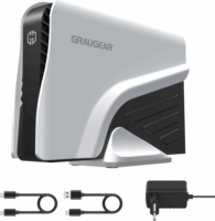 Graugear 8TB USB 3.2 Type-C / Type-A Külső HDD - Fehér/Fekete