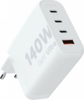 Xtorm 2x USB-C / USB-A Hálózati töltő - Fehér (140W)