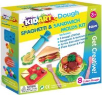 Kid Art Spagetti- és szendvicskészítő gyurmakészlet 200g - 8 színű