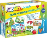 Kid Art: Játékos számtanulás gyurmázással 300g - 3 színű