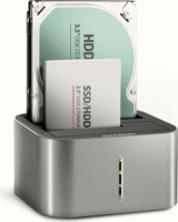 Axagon ADSA-DC HDD Dokkoló és klónozó állomás (USB 3.2 - SATA3)