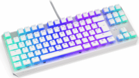 Endorfy Thock TKL Pudding Onyx White Vezetékes Gaming Billentyűzet - Német (Kailh Red)