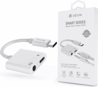 Devia Smart Series ST354120 USB-C apa - USB-C/3.5mm Jack anya Adapter