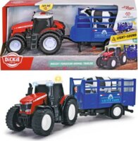 Dickie Toys Massey Ferguson Traktor - Piros / Kék