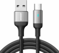 Joyroom S-UM018A102B USB Type-A apa - microUSB apa Adat és töltő kábel - Fekete (2m)