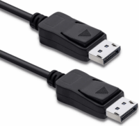 Qoltec 50454 DisplayPort 1.1 apa - DisplayPort 1.1 apa Kábel 3m - Fekete