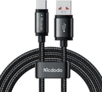 Mcdodo CA-4730 USB-A apa - USB-C apa 2.0 Adat és töltő kábel - Fekete (1.5m)