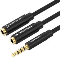 Vention BBVBY 3.5mm Jack apa - 2x 3.5mm Jack anya Kábel (0.3m)