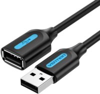 Vention CBIBI USB-A apa - USB-A anya hosszabbító kábel - Fekete/Kék (3m)