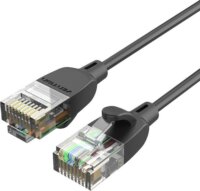 Vention IBIBF UTP CAT6a Patch kábel 1m - Fekete