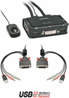 LINDY 42341 DVI-D Single Link 2-port KVM Switch