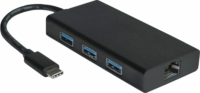 Value 12.99.1109 USB Type-A 3.2 Gen1 HUB + RJ45 (3 port)