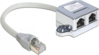 Delock 65441 RJ45 Port duplázó 1 RJ45 dugó > 2 RJ45 jack (1x Ethernet 1x ISDN)