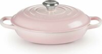 Le Creuset 26cm Öntöttvas Serpenyő Fedővel - Rózsaszín