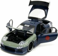 Jada Toys 93 Mazda RX-7 autó Naruto figurával 1:24