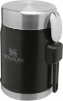 Stanley Classic 0,4L Ételtermosz evőeszközzel - Fekete