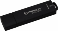 Kingston IronKey D300S USB-A 3.1 64GB Pendrive - Fekete