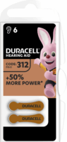 Duracell 312 A312 Hallókészülék elem (6db/csomag)