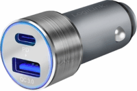 Logilink PA0252 1x USB Type-C / 1x USB Type-A Autós töltő - Szürke (36W)