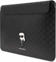 Karl Lagerfeld Saffiano Monogram Ikonik 14" Notebook táska - Fekete