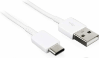 Samsung USB-A apa - USB-C apa Adat és töltő kábel - Fehér (1.2m)