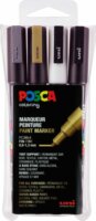 Uni Posca PC-3M 0.9-1.3mm Dekormarker - Vegyes színek (4 db / csomag)