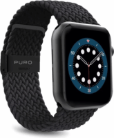 Puro Loop Apple Watch 42/44/45/49mm Szövet szíj - Fekete